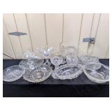 Glassware: Footed Bowl, Pedestal Bowls, & More