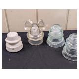 Insulators: White, Hemingray & Mickey Mouse 60