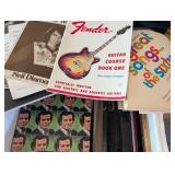 Sheet Music Books: Fender, Neil Diamond, etc.