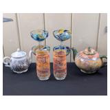 Teapots, Margarita Glasses and Sirloin Glasses
