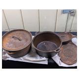 Cast Iron: Dutch Oven, Tabasco Griddle etc