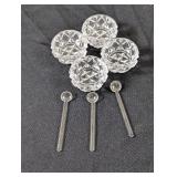 4 Salt Cellars, 3 Spoons