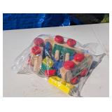 Vintage Wooden Stacking Train Toy