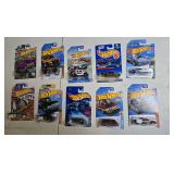 10 Hot Wheels, may contain 1990s through 2020s