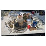 Box Lot: Thermometer, Birdcage & more