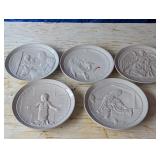 Frankoma Collector Christmas Plates (set of 5)