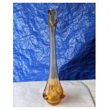 15' Viking Amber Swung Vase,