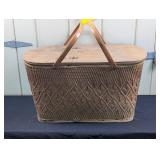Vintage Redmon Picnic Basket, Peru, Indiana