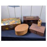 Wooden Decorative Boxes: Oval Shaker Box etc
