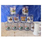 Rocks Glasses: Gulf Gas Station & Norman Rockwell