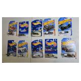 10 Hot Wheels, may contain 1990s through 2020s