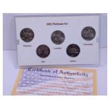 2002 Platinum Edition State Quarter Collection