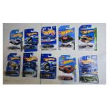 10 Hot Wheels, may contain 1990s through 2020s