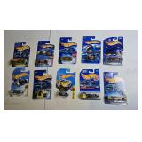 10 Hot Wheels, may contain 1990s through 2020s