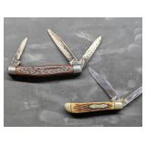 Knife: 2 Sabre Pocket Knives. Made in Japan.