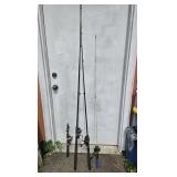 (4) 5-6 1/2' Fishing Rods w/Spinning Reels