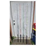 (4) 6' Fishing Rods w/Jiachuan YF3000 Reels