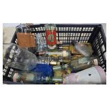 Box Lot: Assorted Empty Bottles & Liquor Bottles