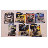 Hot Wheels, 7 Cars, Batman, Robin, Joker Penguin