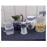 Pitcher: Olfaire Grape, Hutschenreuther Teapot etc