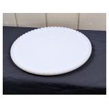 1930s Ritter 14' Ivrene 14' Milk Glass Cake Plate