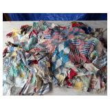 Assortment of Vintage Hand Stitched Quilt Pieces