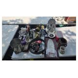 Box Lot: Sifter, Decor, Clock, etc.