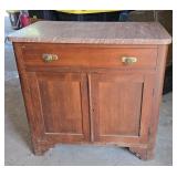 Antique Granite Washstand with Granite Slab