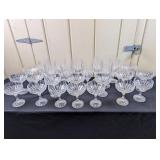 Vintage Lead Crystal Glasses and Dessert Cups