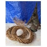 Rattan / Grapevine Style Tree, Wreath etc