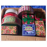 Assortment of Christmas Tins