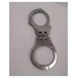 Chrome Hinged Handcuffs, Unmarked, No Key