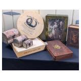 Assorted Boxes: Cigar, Cake, Decor, etc