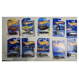 10 Hot Wheels, may contain 1990s through 2020s
