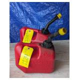 2 - 1 Gallon Gas Cans