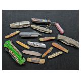 Pocket Knife: Lot of 16 Assorted Knives