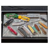 Knife: Lot of 15 Assorted Pocket Knives