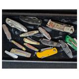 Knife: Lot of 15 Assorted Pocket Knives