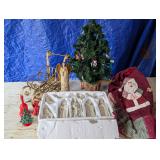 Table Top Tree, Nativity Scene, etc