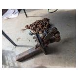8 Ton Truck Hitch w Pintle & Approx 16' Log Chain