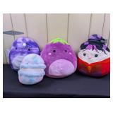 4 Squishmallow, Including Mary from Hocus Pocus