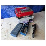 Vintage Dynamo Tape Writer, Buttonholer, etc