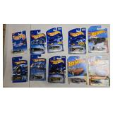 10 Hot Wheels, may contain 1990s through 2020s