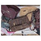 Totes, Luggage, etc: Vintage Leather Bag, etc