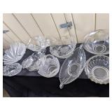 Glassware: Mikasa Spun Silk Bowl etc