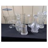 Glassware: Trifle Bowl, Decanter, Vases & More