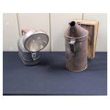 Vintage Power King 12v Lantern & Bee Smoker