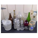 Vintage Bottles, Cruets, Candy Dishes, etc