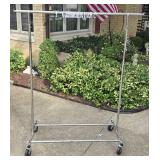 Rolling Clothes Rack (Straight)