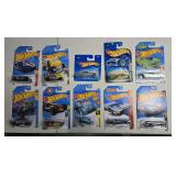 10 Hot Wheels, may contain 1990s through 2020s